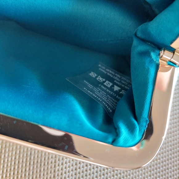 Miu Miu Blue Clutch Bag With Chain with Box - Picture 4 of 5